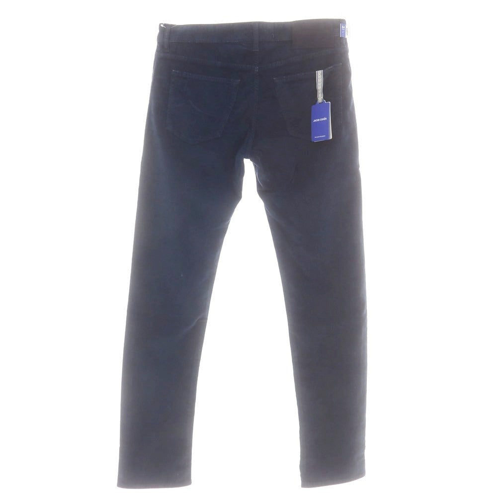 【新品】ヤコブコーエン JACOB COHEN BARD FAST ストレッチコットンリヨセル 5ポケットパンツ ネイビー【 34 】【 状態ランクN 】【 メンズ 】