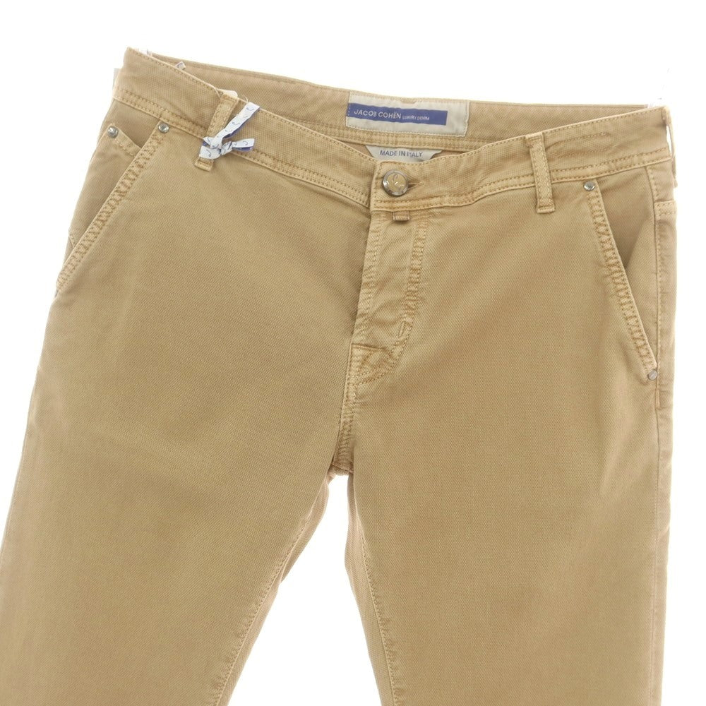 【新品アウトレット】ヤコブコーエン JACOB COHEN LENNY ストレッチコットン 5ポケットパンツ ベージュ【 34 】【 状態ランクN- 】【 メンズ 】