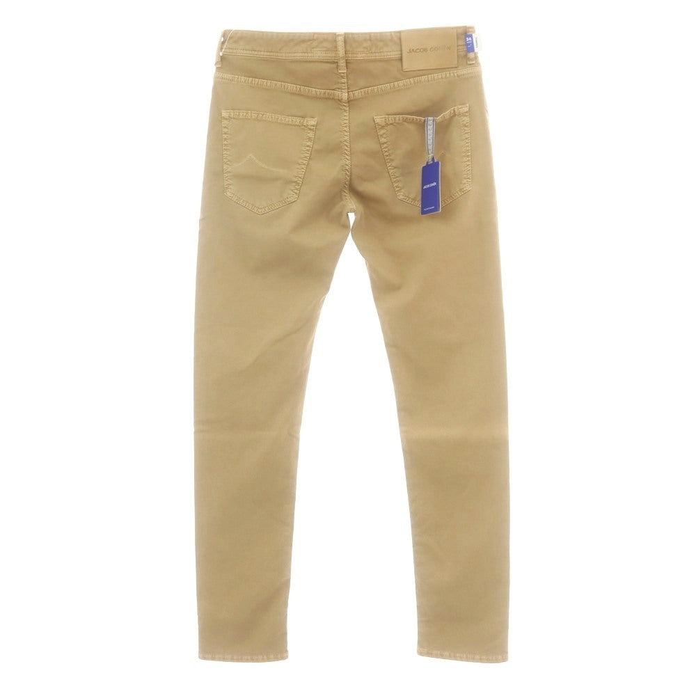 【新品アウトレット】ヤコブコーエン JACOB COHEN LENNY ストレッチコットン 5ポケットパンツ ベージュ【 34 】【 状態ランクN- 】【 メンズ 】