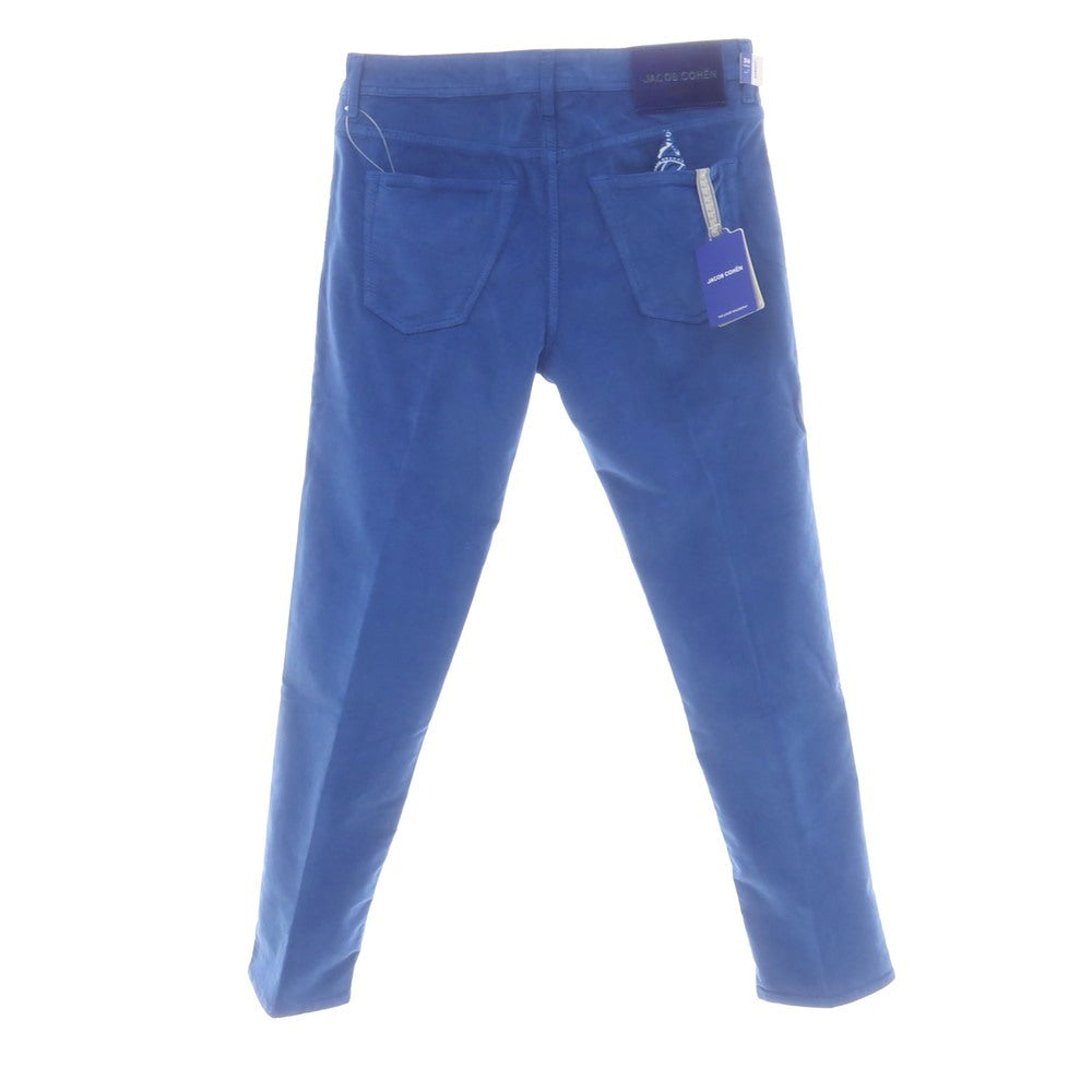 【新品】ヤコブコーエン JACOB COHEN SCOTT ストレッチコットン コーデュロイパンツ ブルー【 34 】【 状態ランクN 】【 メンズ 】