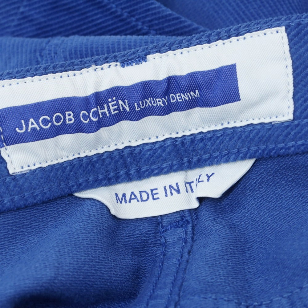 【新品】ヤコブコーエン JACOB COHEN SCOTT ストレッチコットン コーデュロイパンツ ブルー【 34 】【 状態ランクN 】【 メンズ 】
