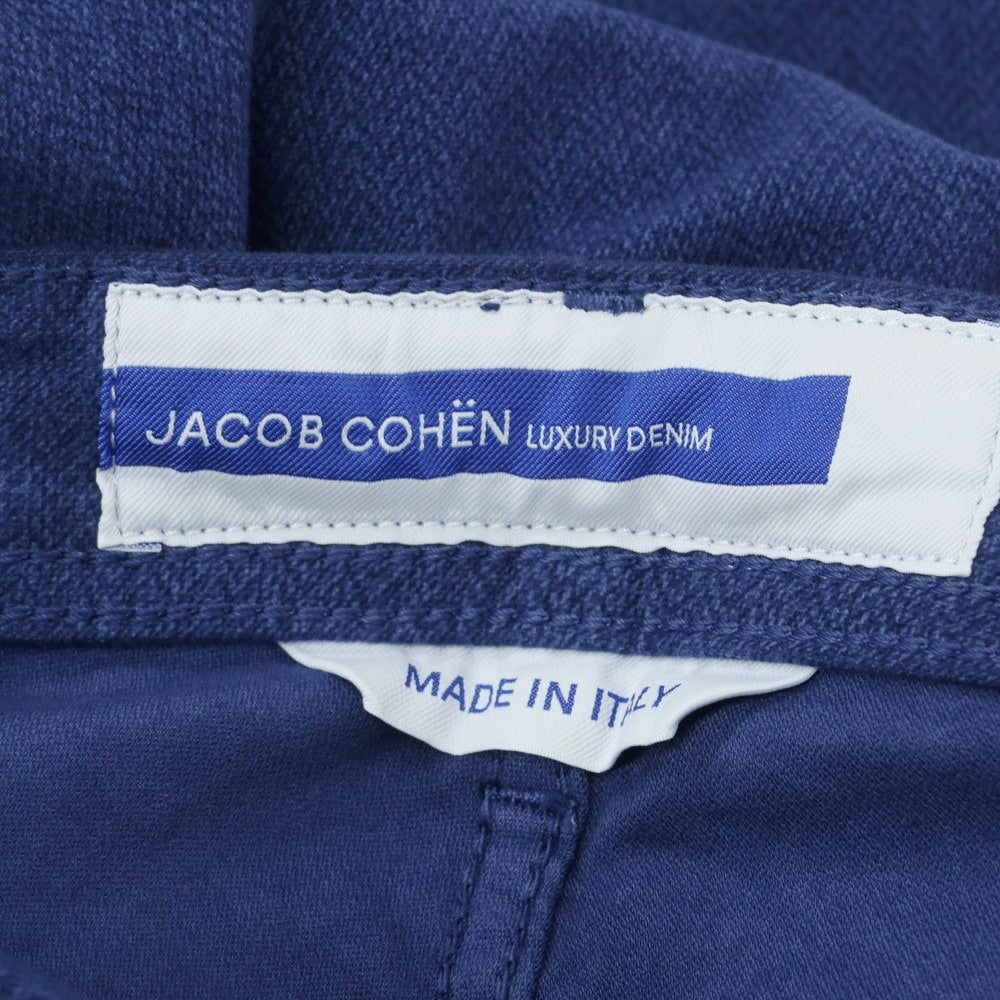 【新品】ヤコブコーエン JACOB COHEN LENNY ストレッチコットン 5ポケットパンツ ブルー【 34 】【 状態ランクN 】【 メンズ 】