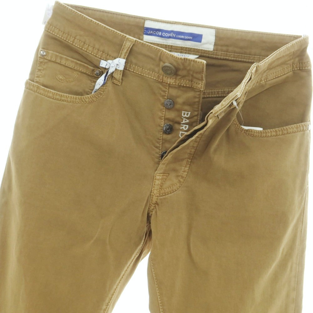 【新品】ヤコブコーエン JACOB COHEN BARD ストレッチコットン 5ポケットパンツ オーカー【 28 】【 状態ランクN 】【 メンズ 】