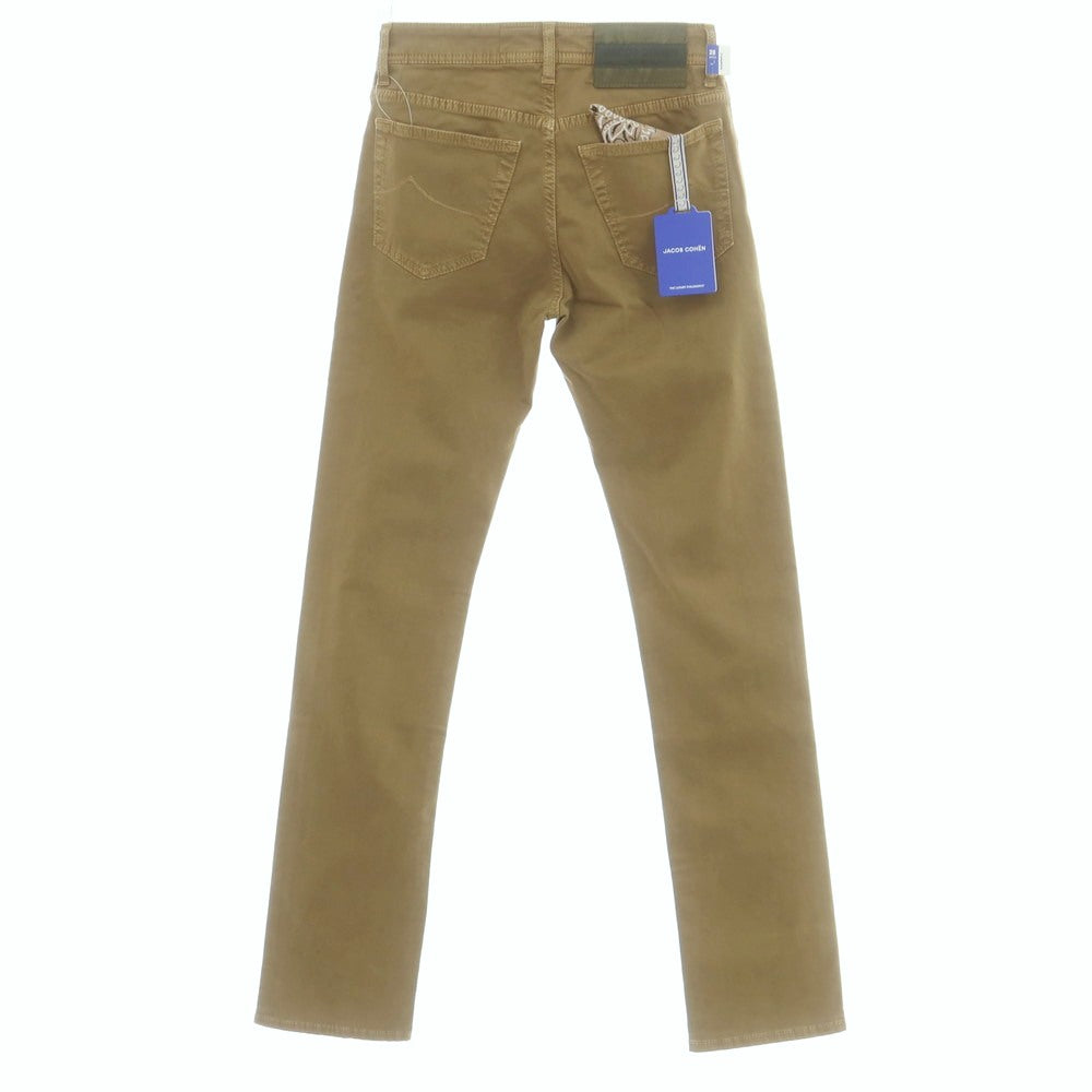 【新品】ヤコブコーエン JACOB COHEN BARD ストレッチコットン 5ポケットパンツ オーカー【 28 】【 状態ランクN 】【 メンズ 】