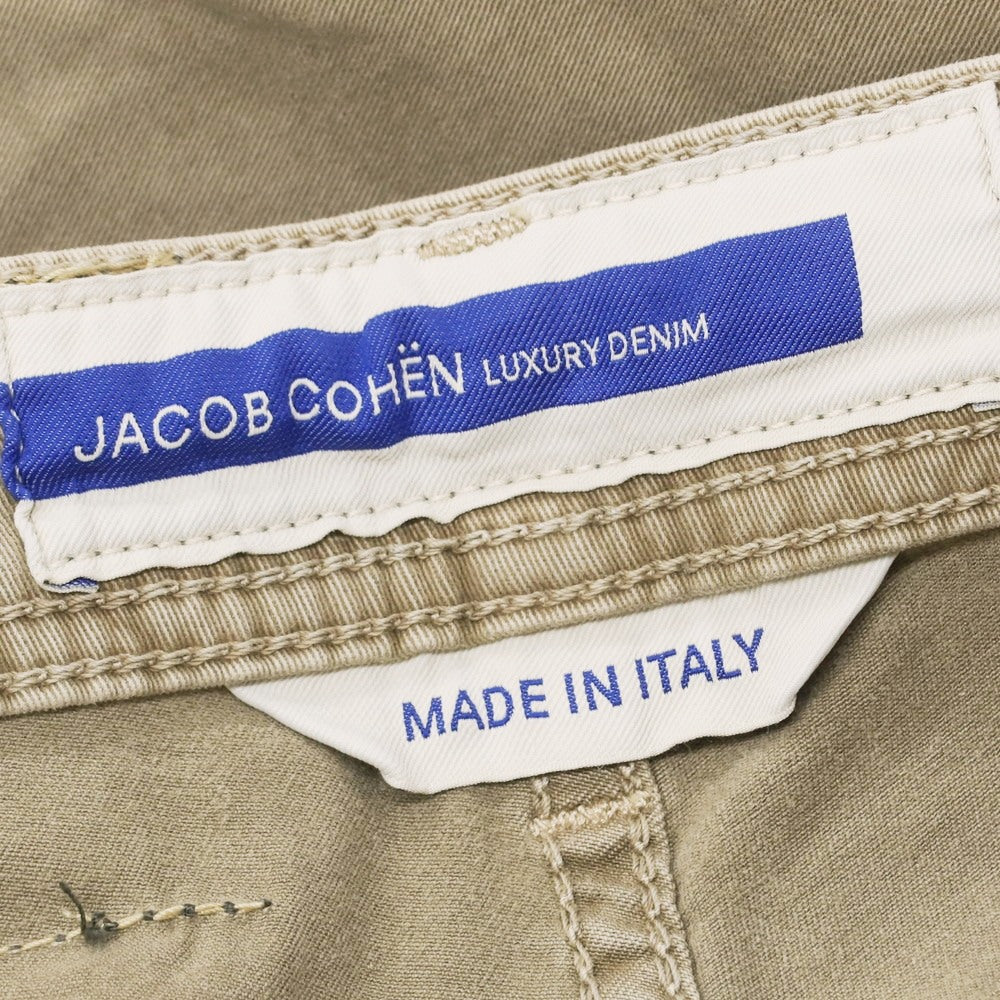 【新品】ヤコブコーエン JACOB COHEN BARD ストレッチコットン 5ポケットパンツ グレージュ【 28 】【 状態ランクN 】【 メンズ 】