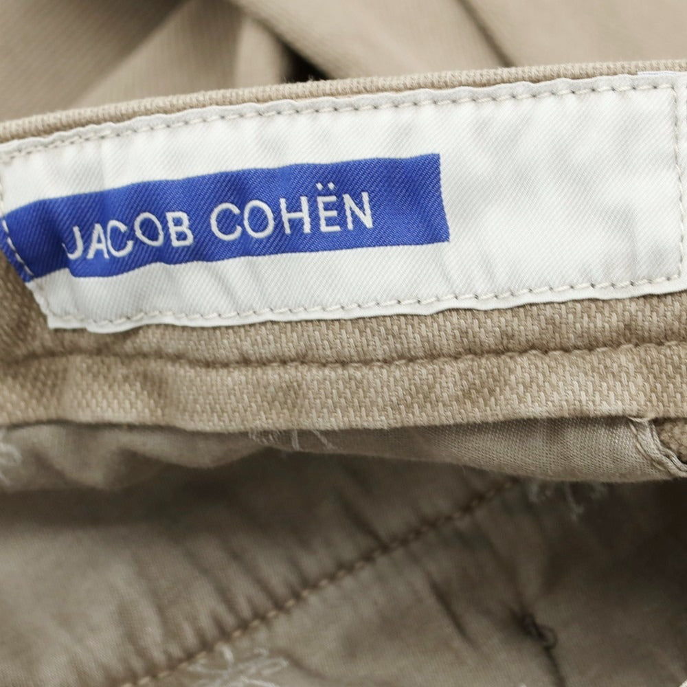 【新品アウトレット】ヤコブコーエン JACOB COHEN BOBBY II ストレッチコットン カジュアルスラックスパンツ グレーベージュ【 表記なし(XL位) 】【 状態ランクN- 】【 メンズ 】