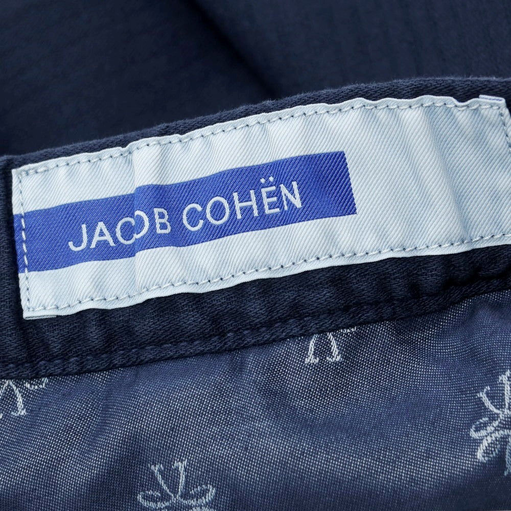 【新品】ヤコブコーエン JACOB COHEN GREG ストレッチコットン カジュアルスラックスパンツ ネイビー【 34 】【 状態ランクN 】【 メンズ 】