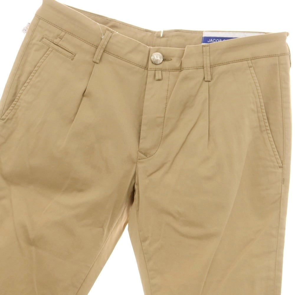 【新品】ヤコブコーエン JACOB COHEN BOBBY II ストレッチコットン カジュアルスラックスパンツ ベージュ【 34 】【 状態ランクN 】【 メンズ 】