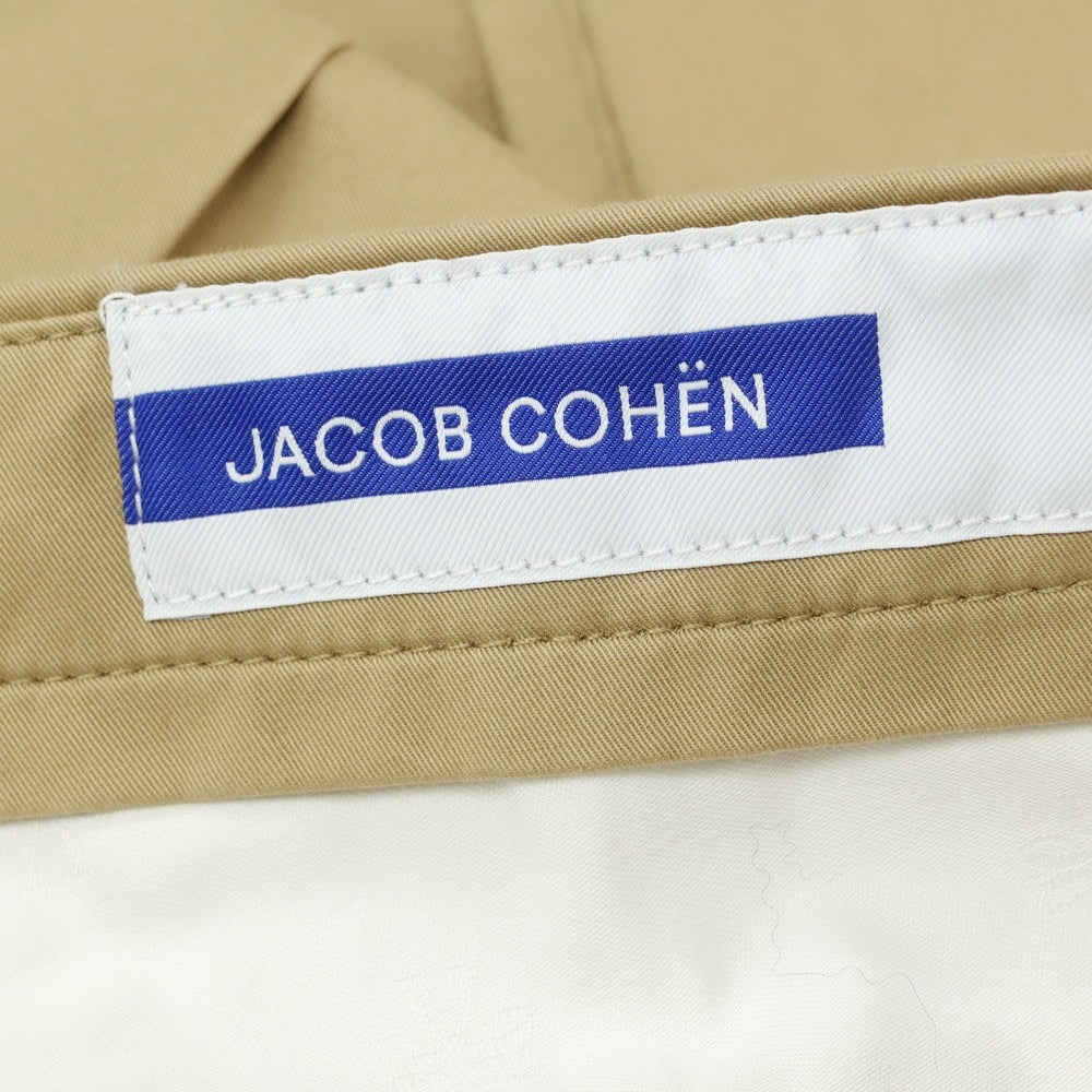 【新品】ヤコブコーエン JACOB COHEN BOBBY II ストレッチコットン カジュアルスラックスパンツ ベージュ【 34 】【 状態ランクN 】【 メンズ 】