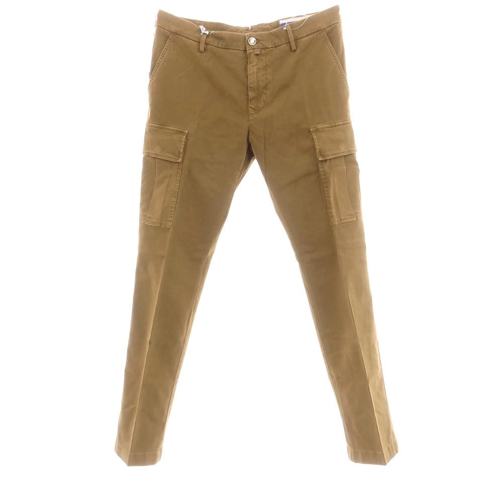 【新品】ヤコブコーエン JACOB COHEN RYAN ストレッチコットンリヨセル カーゴパンツ オーカー【 34 】【 状態ランクN 】【 メンズ 】