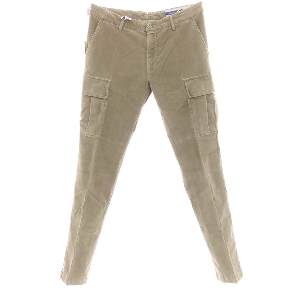 【新品】ヤコブコーエン JACOB COHEN RYAN ストレッチコットンリヨセル カーゴパンツ グレージュ【 34 】【 状態ランクN 】【 メンズ 】