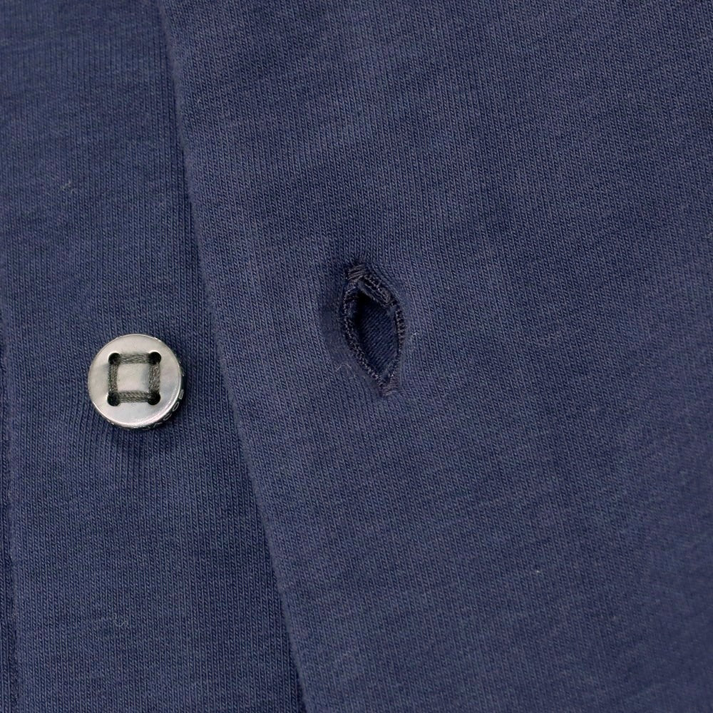 【新品アウトレット】ヤコブコーエン JACOB COHEN コットンジャージー カジュアルシャツ ネイビー【 L 】【 状態ランクN- 】【 メンズ 】