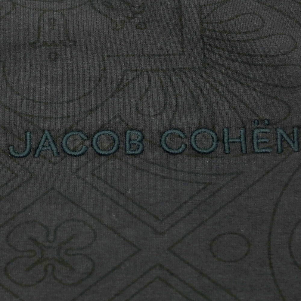 【新品】ヤコブコーエン JACOB COHEN ストレッチコットン クルーネック スウェット ダークグレー【 L 】【 状態ランクN 】【 メンズ 】