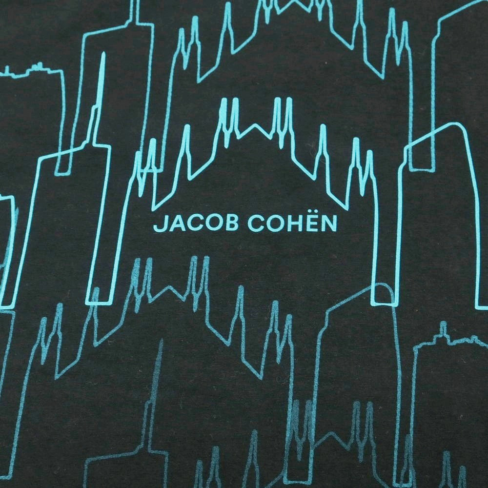 【新品アウトレット】ヤコブコーエン JACOB COHEN ストレッチコットン クルーネック 半袖Tシャツ ブラック【 L 】【 状態ランクN- 】【 メンズ 】