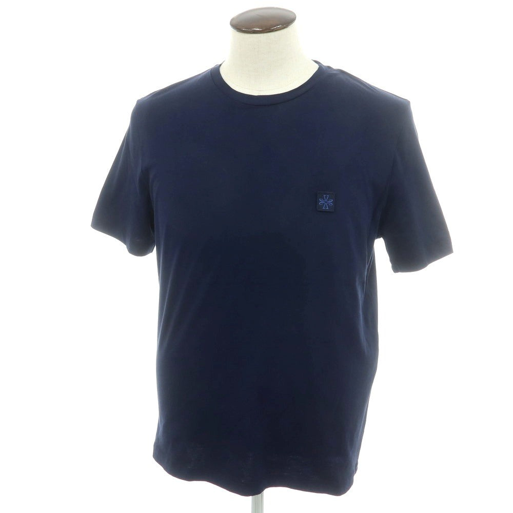 【新品】ヤコブコーエン JACOB COHEN コットン クルーネック 半袖Tシャツ ネイビー【 L 】【 状態ランクN 】【 メンズ 】