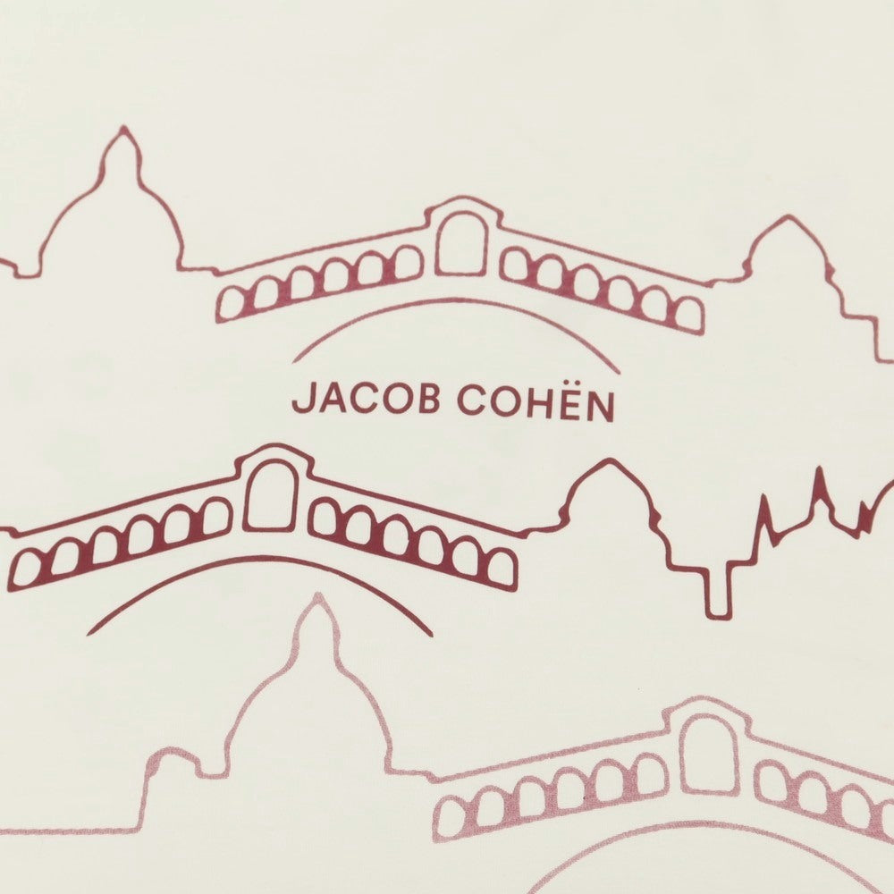 【新品アウトレット】ヤコブコーエン JACOB COHEN ストレッチコットン クルーネック 半袖Tシャツ ホワイト【 L 】【 状態ランクN- 】【 メンズ 】