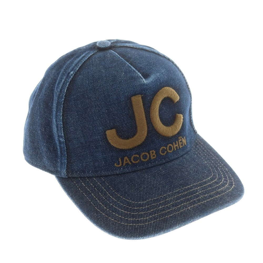 【新品アウトレット】ヤコブコーエン JACOB COHEN デニム キャップ 帽子 ネイビー【 M 】【 状態ランクN- 】【 メンズ 】