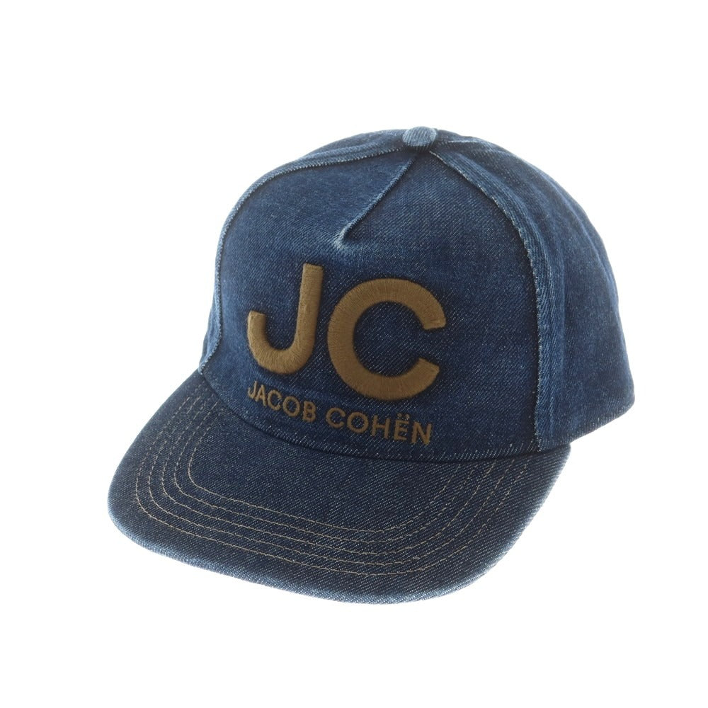 【新品】ヤコブコーエン JACOB COHEN デニム キャップ 帽子 ネイビー【 M 】【 状態ランクN 】【 メンズ 】
