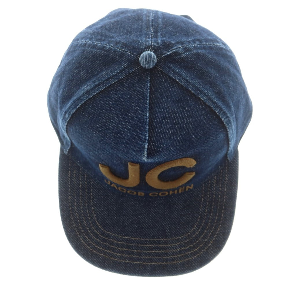 【新品】ヤコブコーエン JACOB COHEN デニム キャップ 帽子 ネイビー【 M 】【 状態ランクN 】【 メンズ 】