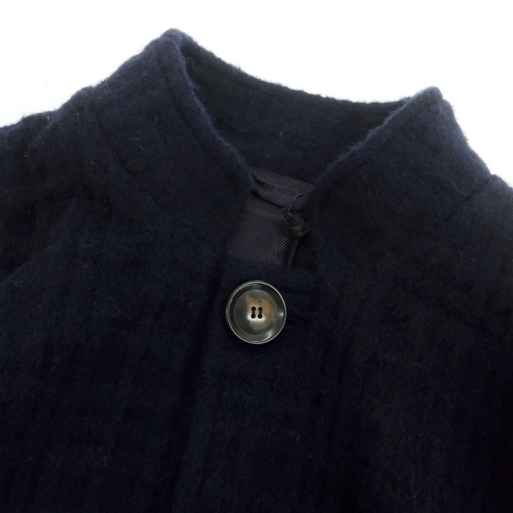 【新品】ドッピアアー DOPPIAA ウールポリウレタン ニットブルゾン ネイビー【 48 】【 状態ランクN 】【 メンズ 】