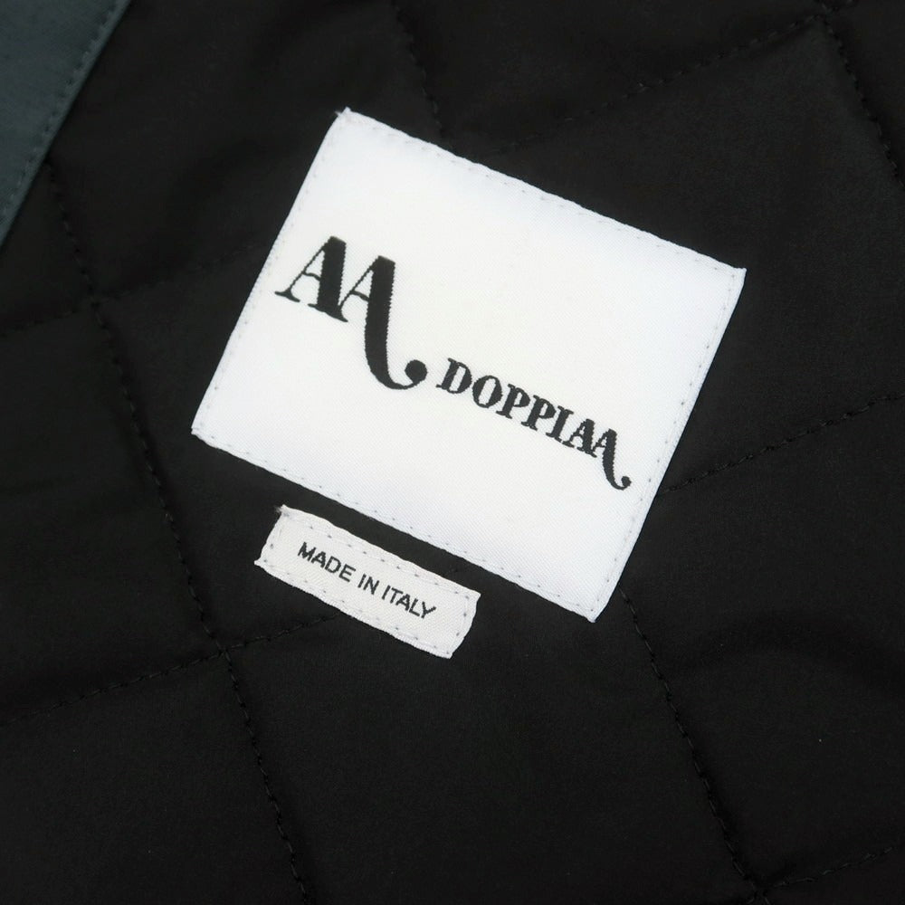 【新品】ドッピアアー DOPPIAA コットンナイロン 中綿コーチジャケット グレイッシュグリーン【 48 】【 状態ランクN 】【 メンズ 】