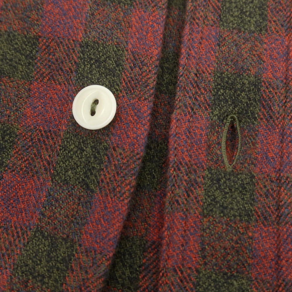 【新品】ドッピアアー DOPPIAA コットン チェック ワークシャツ ピンクxグレー【 39 】【 状態ランクN 】【 メンズ 】