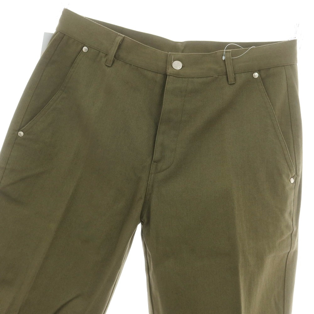 【新品】ドッピアアー DOPPIAA コットン ワークパンツ オリーブ【 48 】【 状態ランクN 】【 メンズ 】