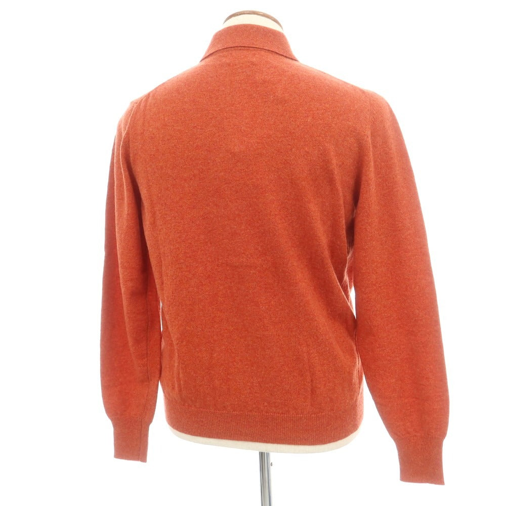 【新品】ドッピアアー DOPPIAA AARS ウールナイロン 襟付き カーディガン オレンジ【 46 】【 状態ランクN 】【 メンズ 】