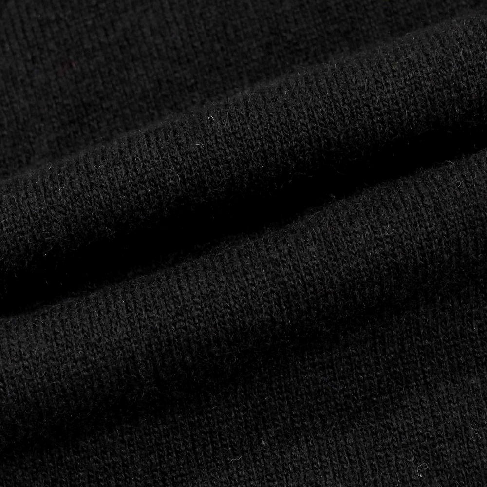 【新品】ドッピアアー DOPPIAA AAMINTORE ウールナイロン タートルネック プルオーバーニット ブラック【 48 】【 状態ランクN 】【 メンズ 】