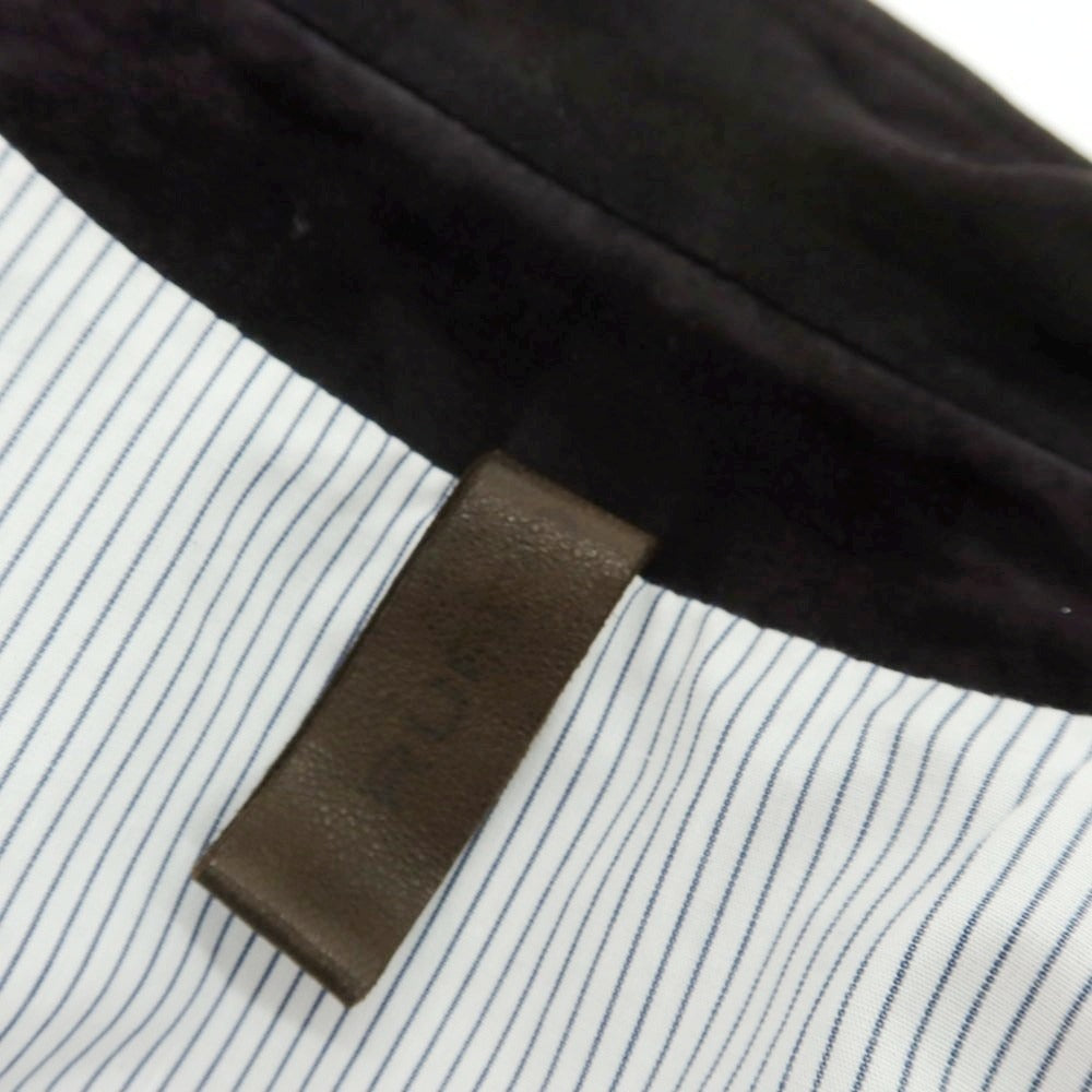 【中古】ルッフォ RUFFO ゴートスエード スイングトップ ブルゾン パープルブラック【 48 】【 状態ランクB 】【 メンズ 】