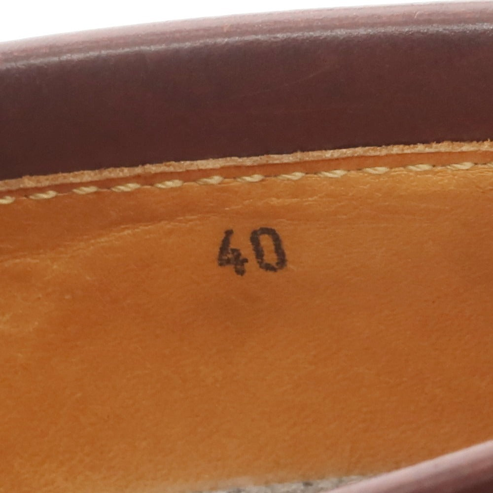 【中古】ブルネロクチネリ Brunello Cucinelli レザー ローファー ブラウン【 40 】【 状態ランクC 】【 メンズ 】