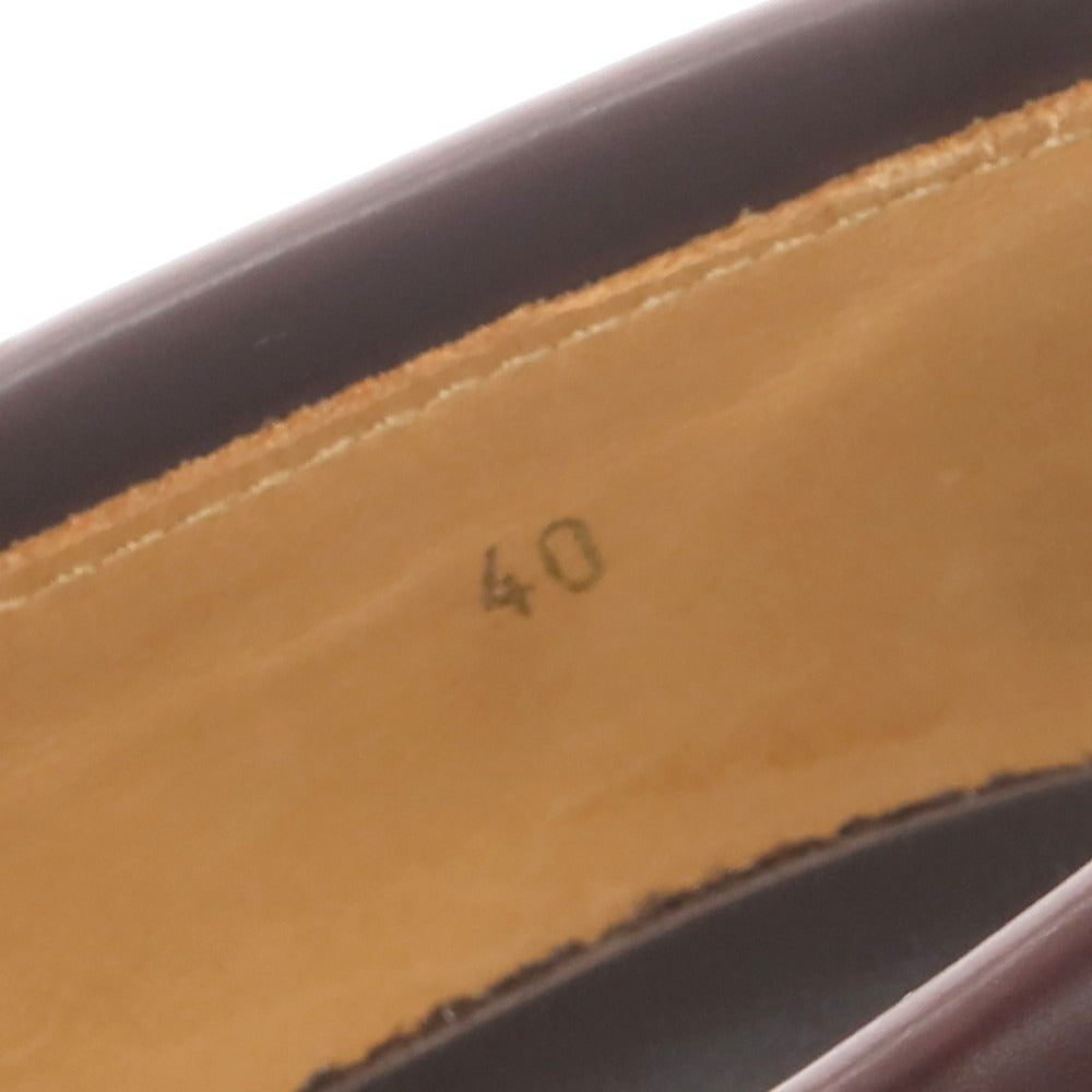 【中古】オフィチーナスローウェア OFFICINA SLOWEAR コインローファー ダークブラウン【 40 】【 状態ランクB 】【 メンズ 】