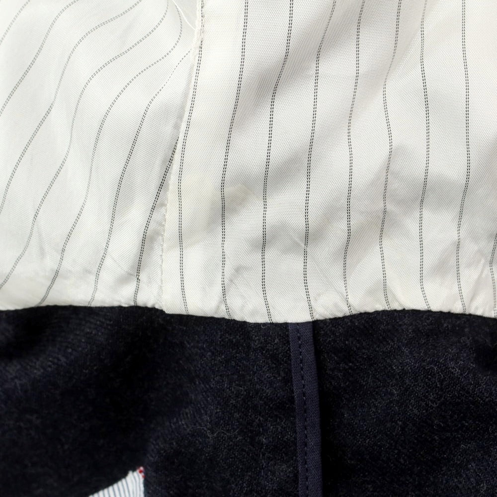 【中古】グイード ディ リッチョ GUIDO DI RICCIO ウール カジュアルジャケット ネイビー【 46 】【 状態ランクC 】【 メンズ 】