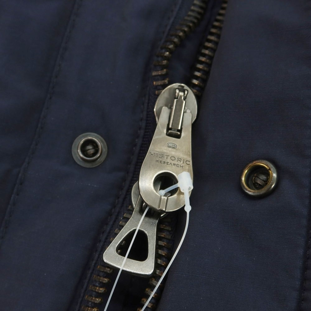 【中古】ヒストリックリサーチ HISTORIC RESEARCH コットンナイロン M-65 中綿 ネイビー【 S 】【 状態ランクC 】【 メンズ 】
