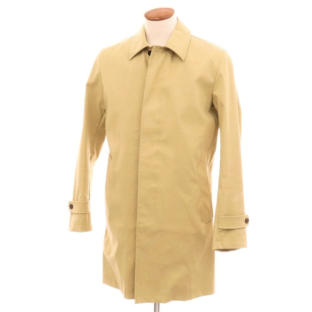 【中古】シーラップ Sealup ボンディング加工 コットン ステンカラーコート ベージュ【 48 】【 状態ランクC 】【 メンズ 】