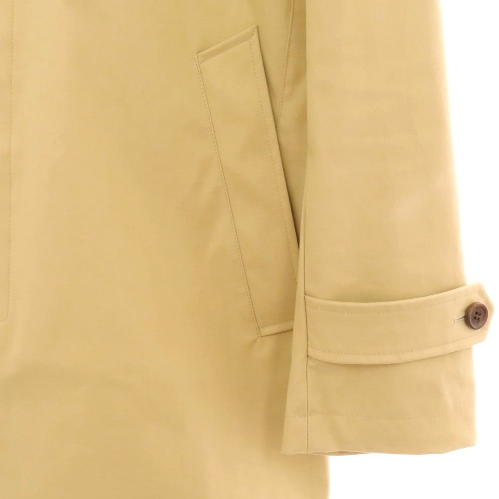 【中古】シーラップ Sealup ボンディング加工 コットン ステンカラーコート ベージュ【 48 】【 状態ランクC 】【 メンズ 】