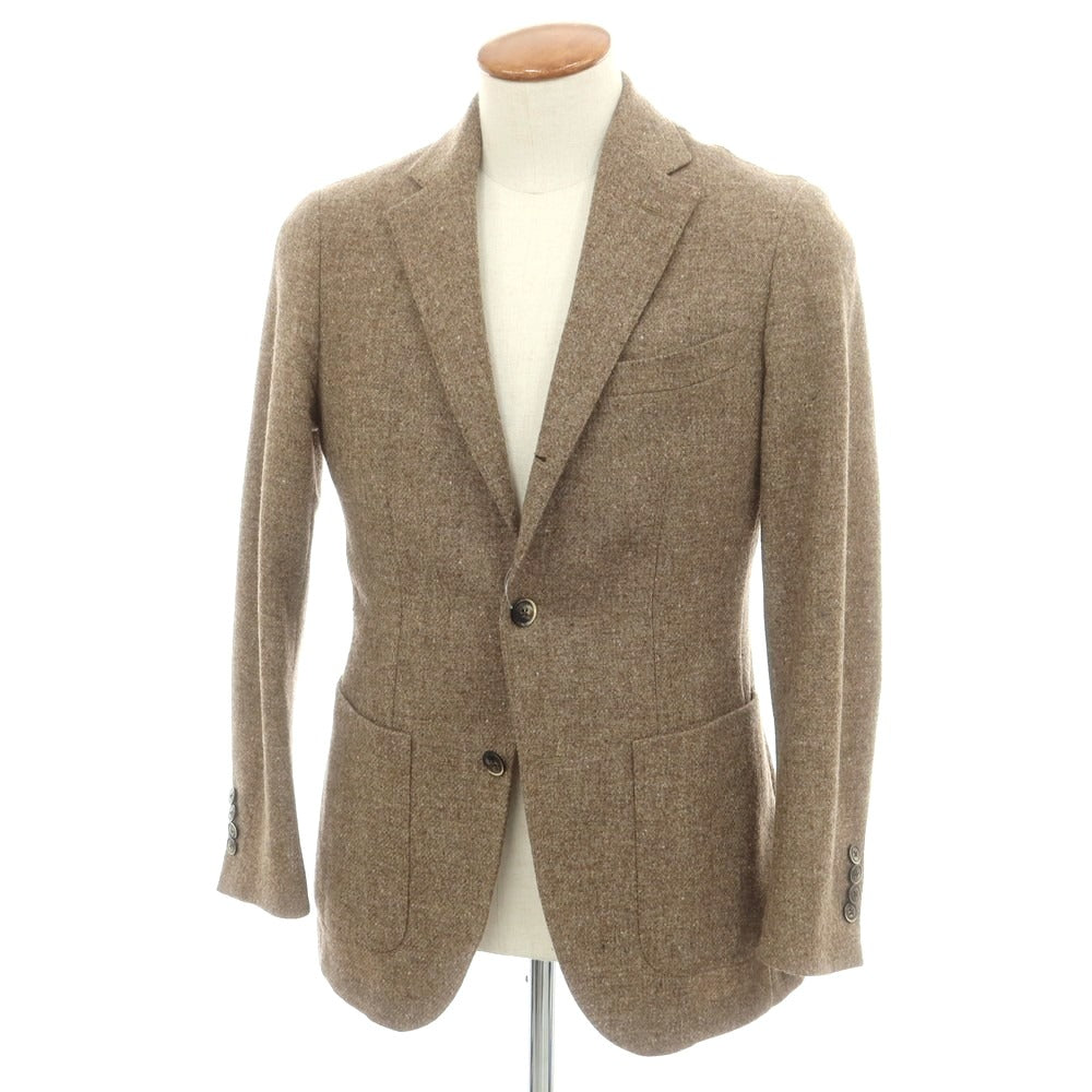 【中古】ルビアム LUBIAM ウール テーラードジャケット ブラウン系【 46 】【 状態ランクB 】【 メンズ 】