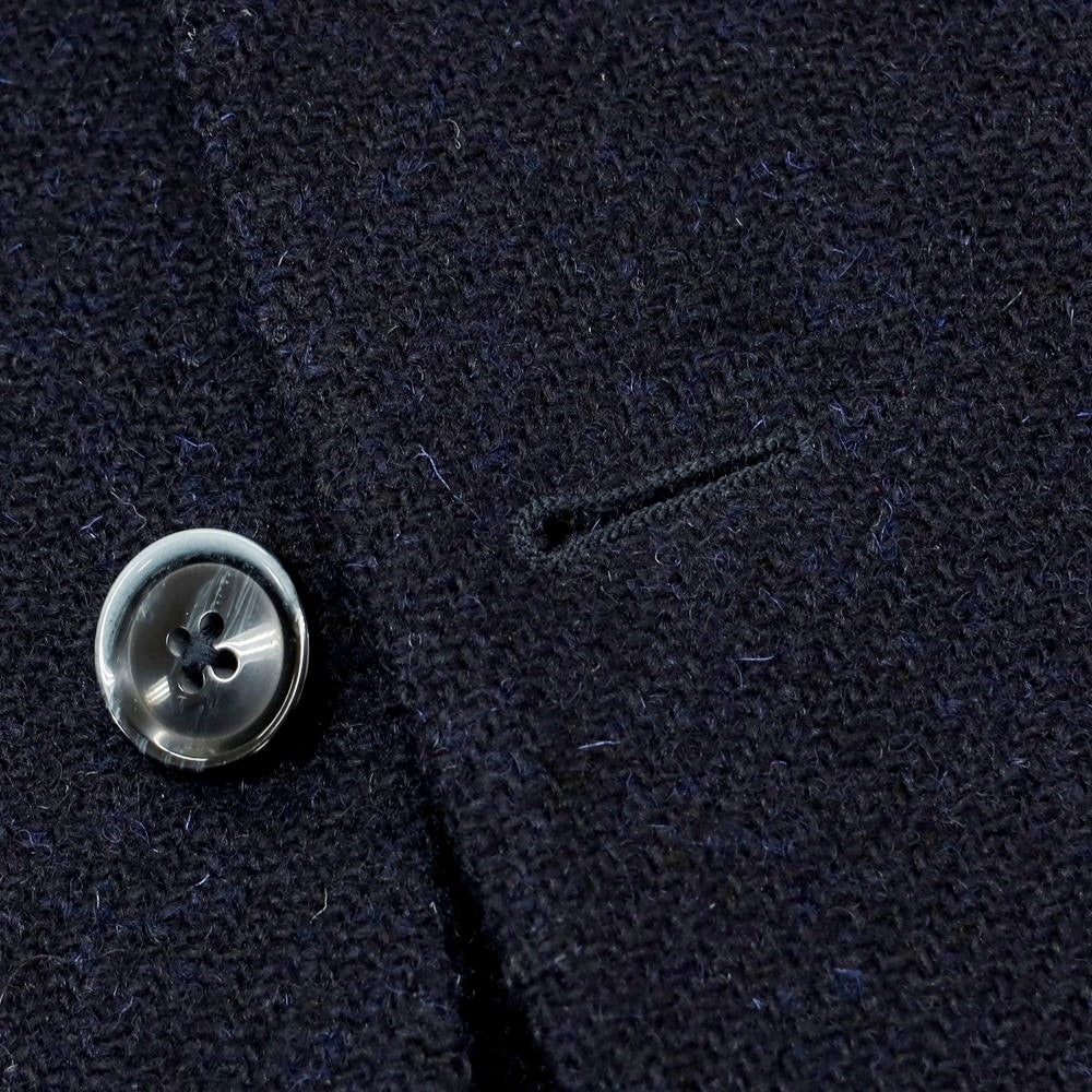 【中古】アルテア Altea ハリスツイードウール テーラードジャケット ダークネイビー【 46 】【 状態ランクC 】【 メンズ 】