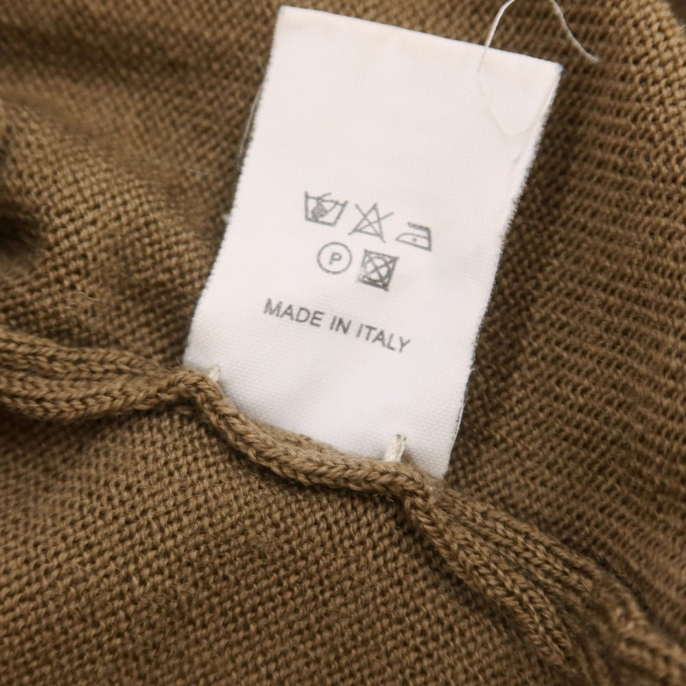 【中古】アレッサンドロルッピ Alessandro Luppi ハイゲージ ウール カーディガン ブラウン【 S 】【 状態ランクC 】【 メンズ 】