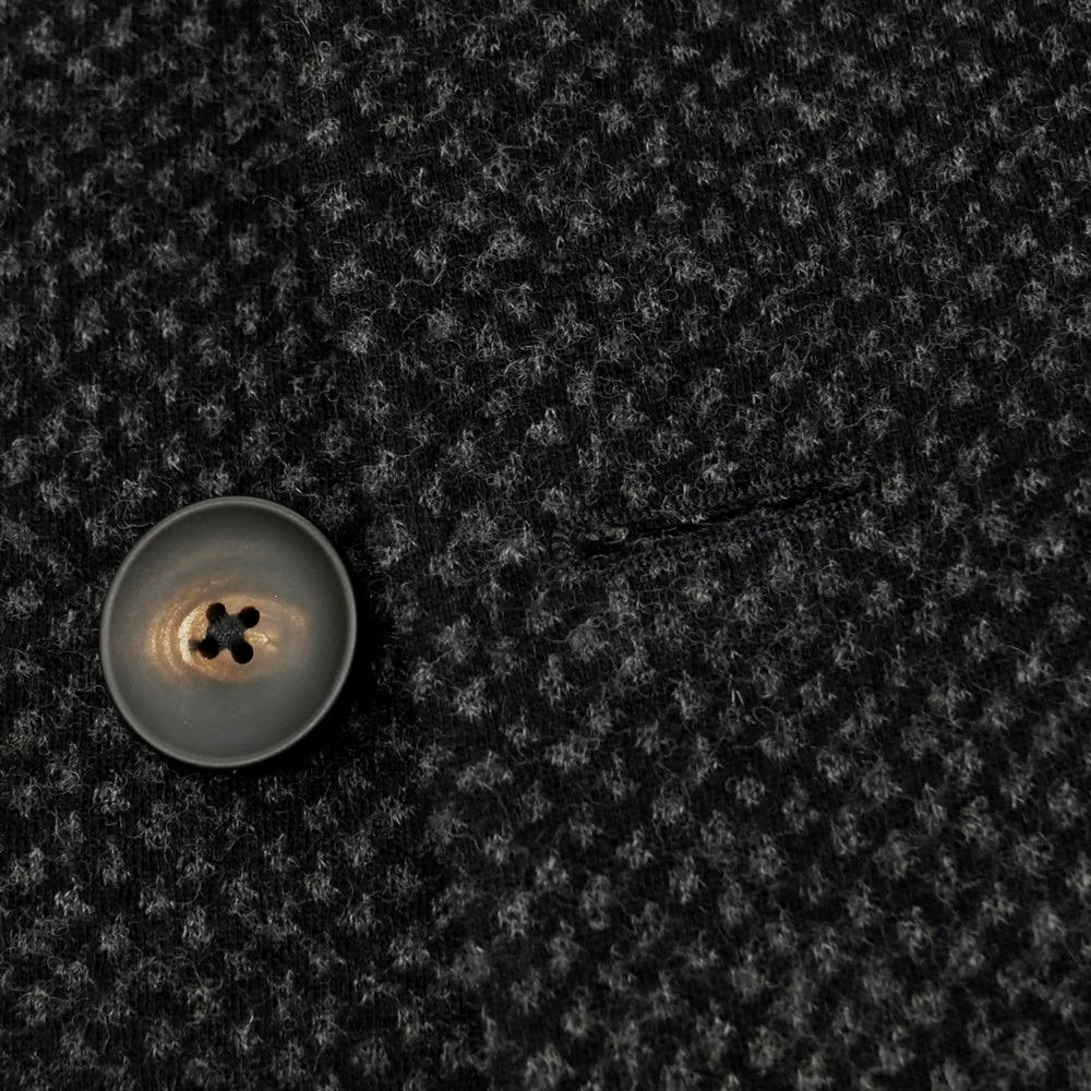 【中古】ザ ジジ THE GIGI ウールナイロン チェスターフィールドコート ブラックxグレー【 46 】【 状態ランクB 】【 メンズ 】