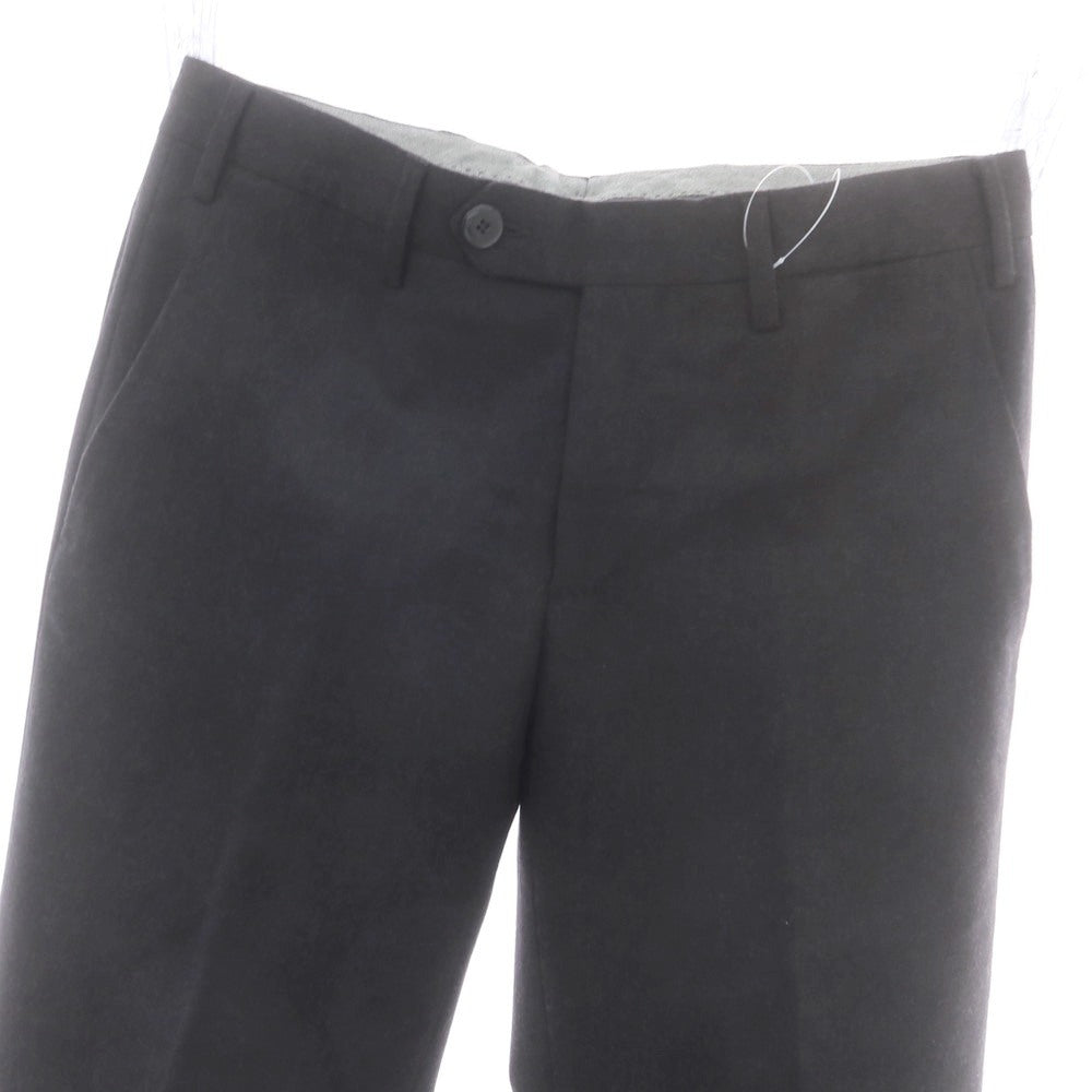 【中古】ジェルマーノ GERMANO ストレッチウール ドレススラックスパンツ チャコールグレー【 44 】【 状態ランクB 】【 メンズ 】