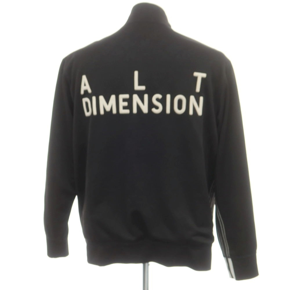 【中古】アディダス adidas × Alexander Wang ストレッチ ポリエステル ジャカード トラックジャケット ジャージ ブラック【 J 2XO 】【 状態ランクC 】【 メンズ 】