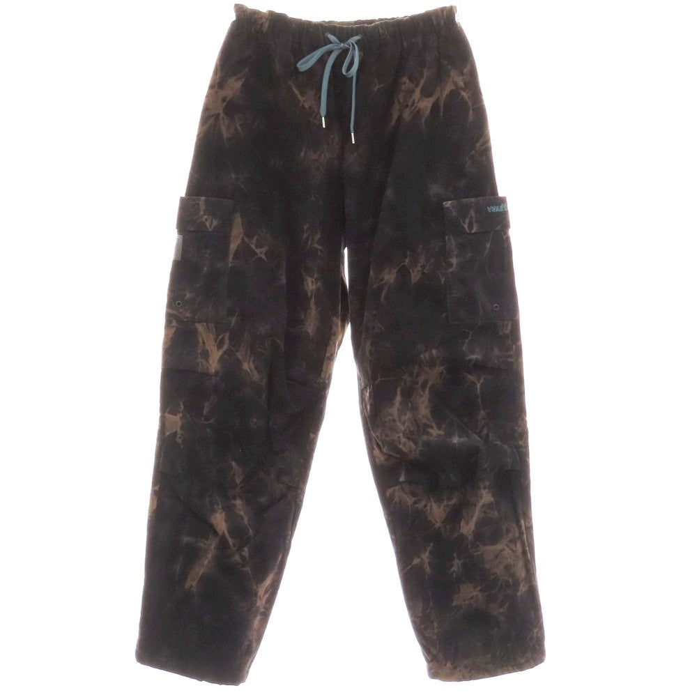 【中古】ボルトルーム vaultroom コットン ブロックコーデュロイ イージーカーゴパンツ ブラックxブラウン【 S 】【 状態ランクA 】【 ユニセックス 】