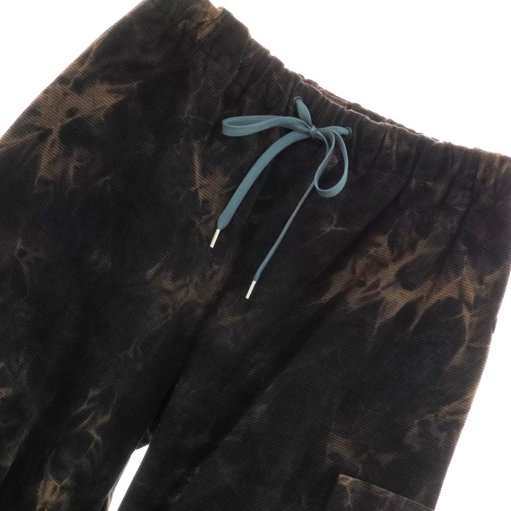 【中古】ボルトルーム vaultroom コットン ブロックコーデュロイ イージーカーゴパンツ ブラックxブラウン【 S 】【 状態ランクA 】【 ユニセックス 】