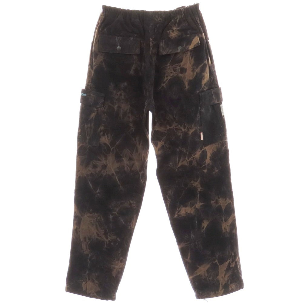 【中古】ボルトルーム vaultroom コットン ブロックコーデュロイ イージーカーゴパンツ ブラックxブラウン【 S 】【 状態ランクA 】【 ユニセックス 】