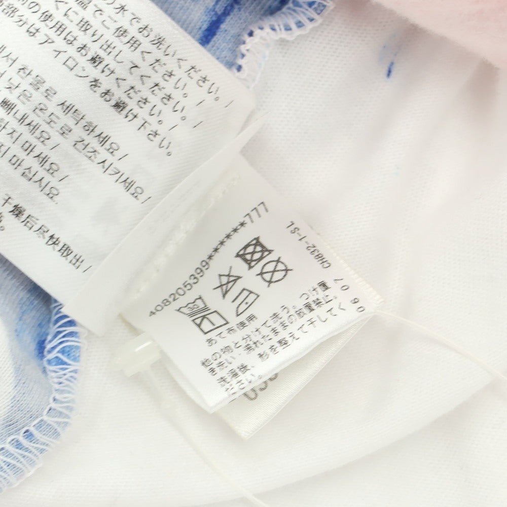 【中古】クロムハーツ CHROME HEARTS コットン クルーネック 半袖Tシャツ ホワイトxレッド【 XS 】【 状態ランクB 】【 メンズ 】