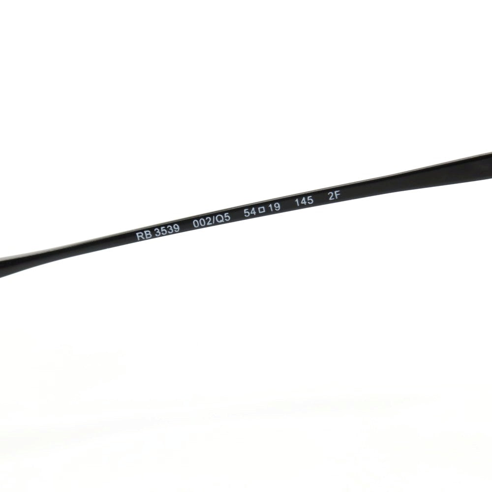 【中古】レイバン Ray-Ban RB3539 002/Q5 メガネ ブラック【サイズ54□19 145】【 状態ランクA 】【 ユニセックス 】