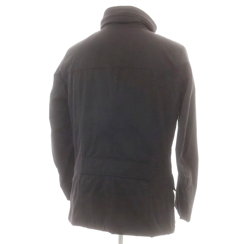 【中古】ピューテリー PEUTEREY ウールコットン 中綿ブルゾン ブラック【 48 】【 状態ランクC 】【 メンズ 】