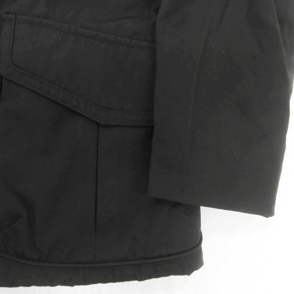 【中古】ピューテリー PEUTEREY ウールコットン 中綿ブルゾン ブラック【 48 】【 状態ランクC 】【 メンズ 】