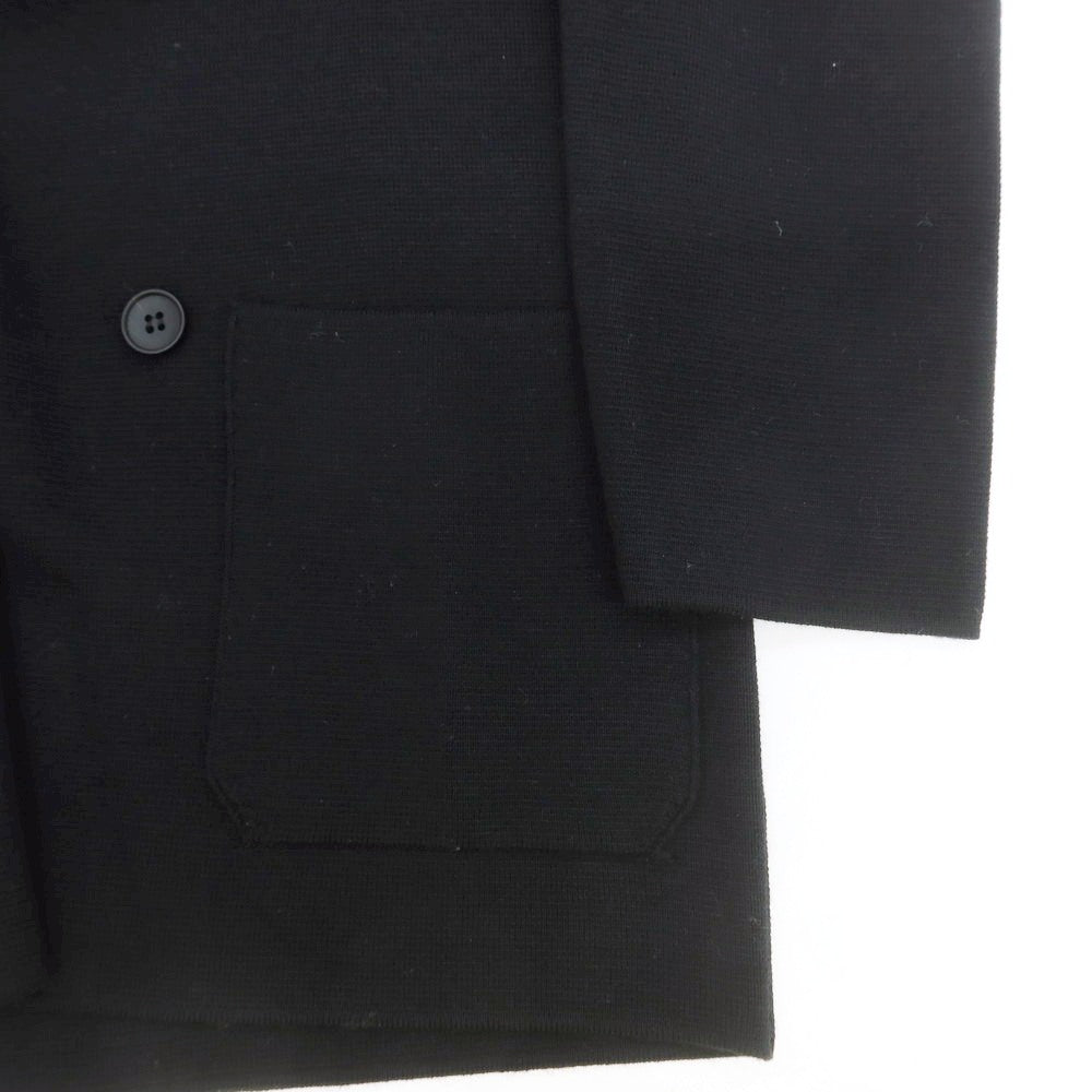 【中古】フィリッポ デ ローレンティス FILIPPO DE LAURENTIIS ウール ジャケット型 ダブルブレスト カーディガン ブラック【 46 】【 状態ランクA 】【 メンズ 】